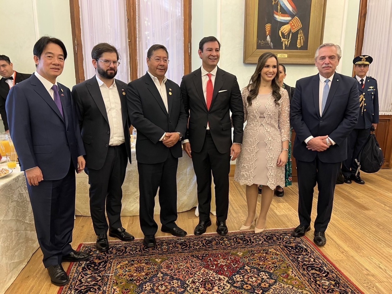 Presiden Peña Menyebut Taiwan dalam Ucapan Perasmiannya, Naib Presiden Lai Berinteraksi dengan Pelbagai Ketua Negara