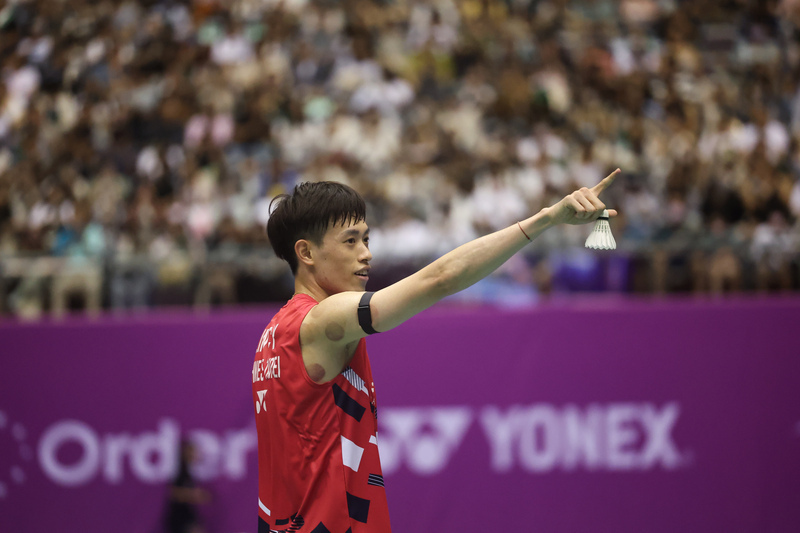Badminton Taipei Terbuka. Pemain Taiwan Lin Junyi memenangi Juara pemain perseorangan Lelaki
